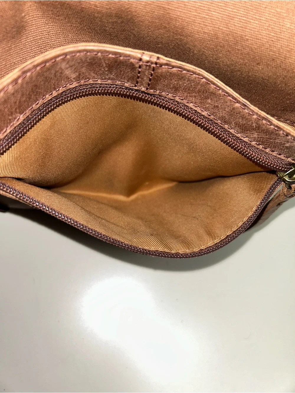 The Sak Ventura Convertible Brown Leather Backpack Shoulder Bag Crossbody - Picture 3 of 12